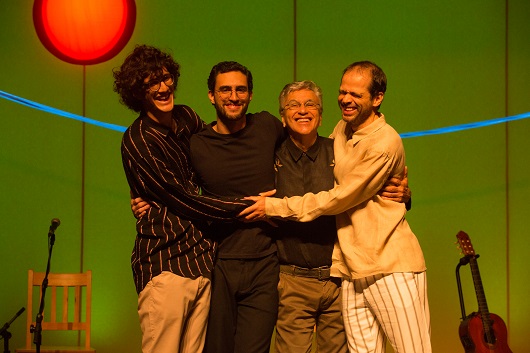 Caetano, Moreno, Zeca e Tom Veloso