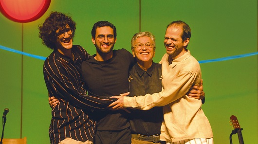 Caetano, Moreno, Zeca e Tom Veloso