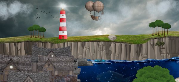 Da fogueira ao farol – maquetas em miniatura