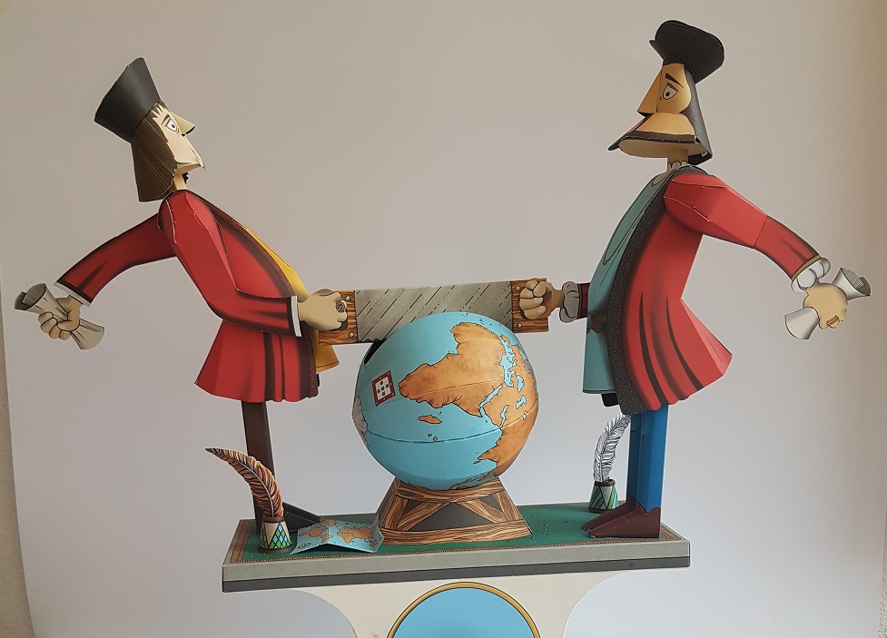 Modelo de papel – Tratado de tordesilhas