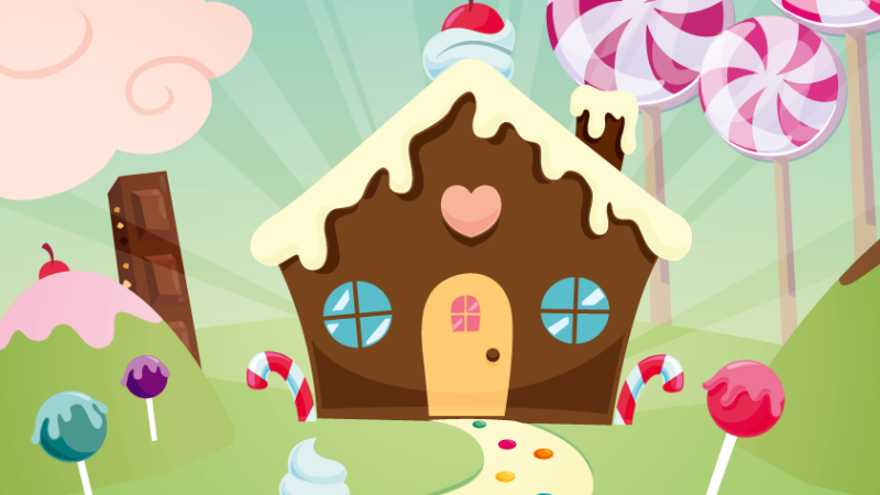 A casinha de chocolate