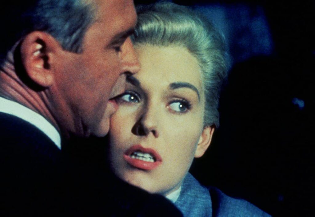 “Vertigo – A Mulher que Viveu Duas Vezes” de Alfred Hitchcock