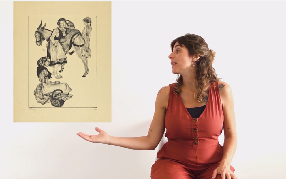 Visita com histórias