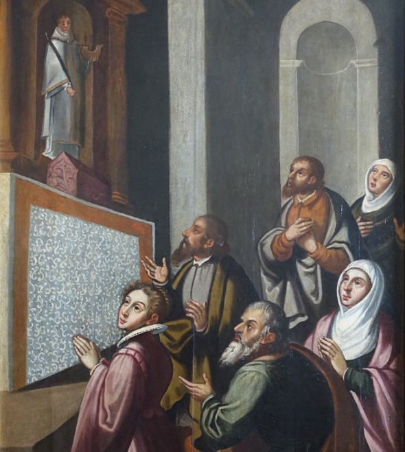 A Infanta D. Maria em Oração à Imagem e às Relíquias de S. Vicente