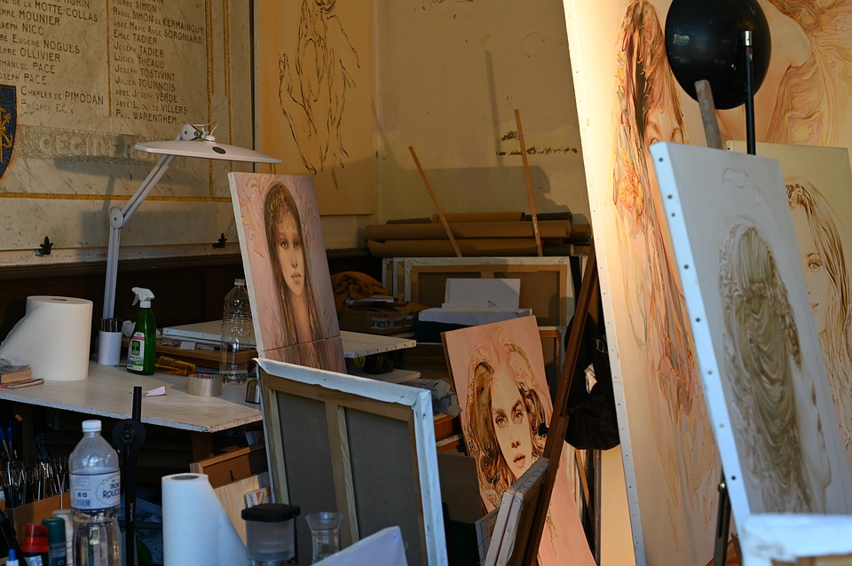 Atelier de Pintura em Cavalete