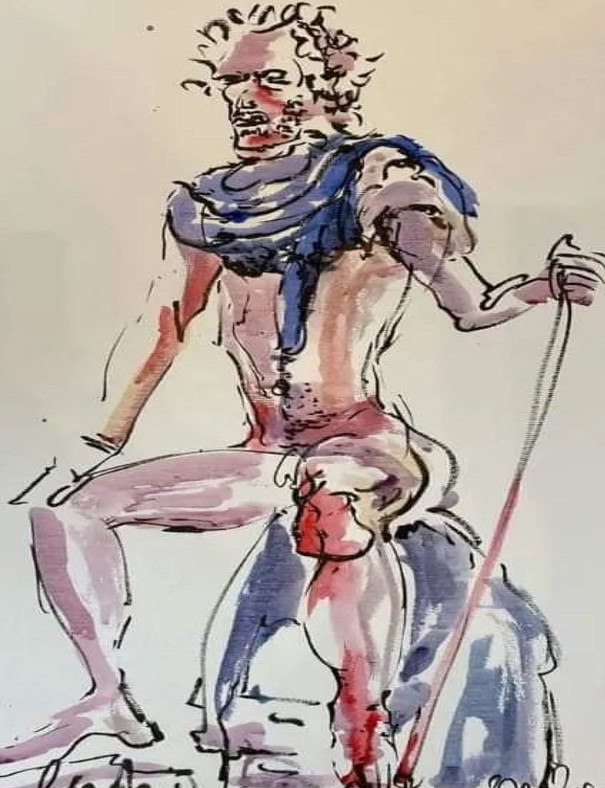 Life Drawing by Ciro Alcarpe