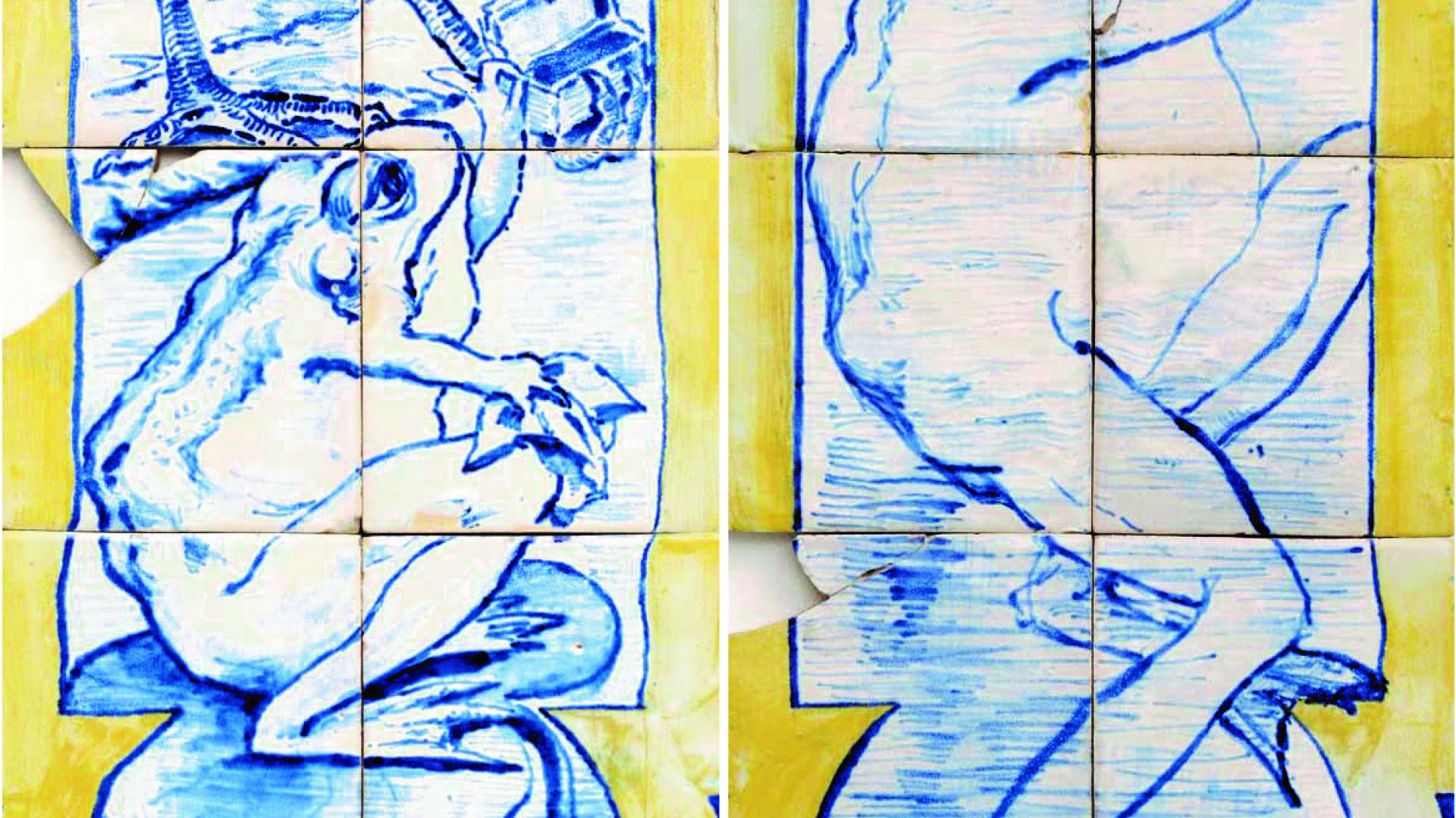 Pintar Azulejo com Bordalo
