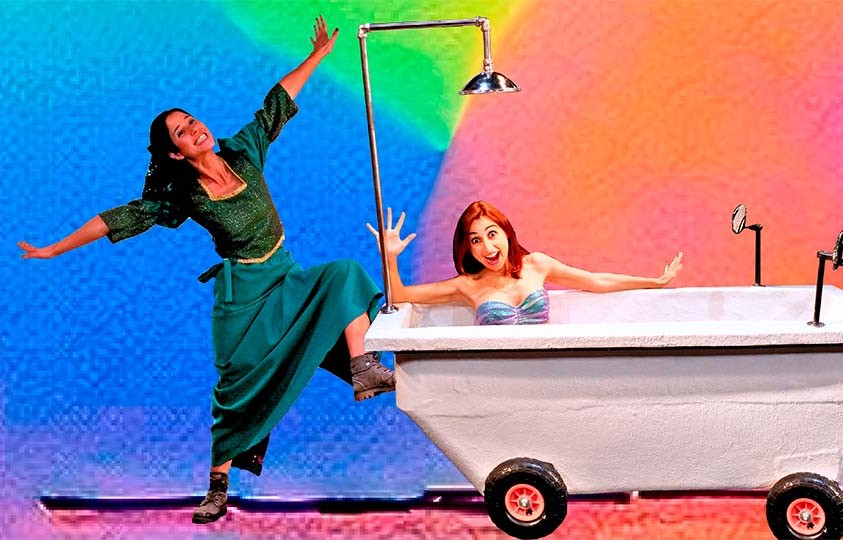 Fiona e Sereia no Mundo das Cores