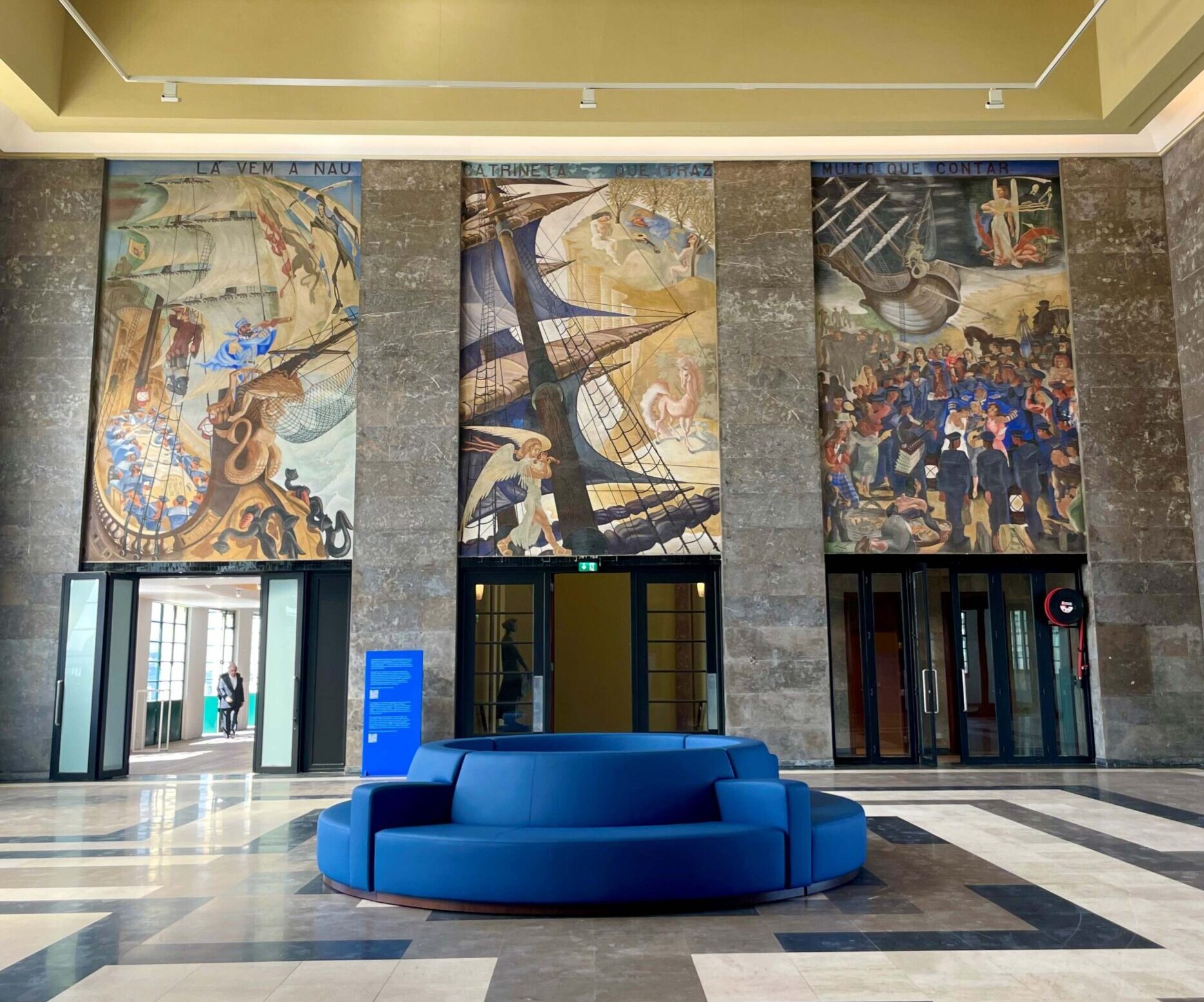 The Murals of Almada in the Maritime Stations